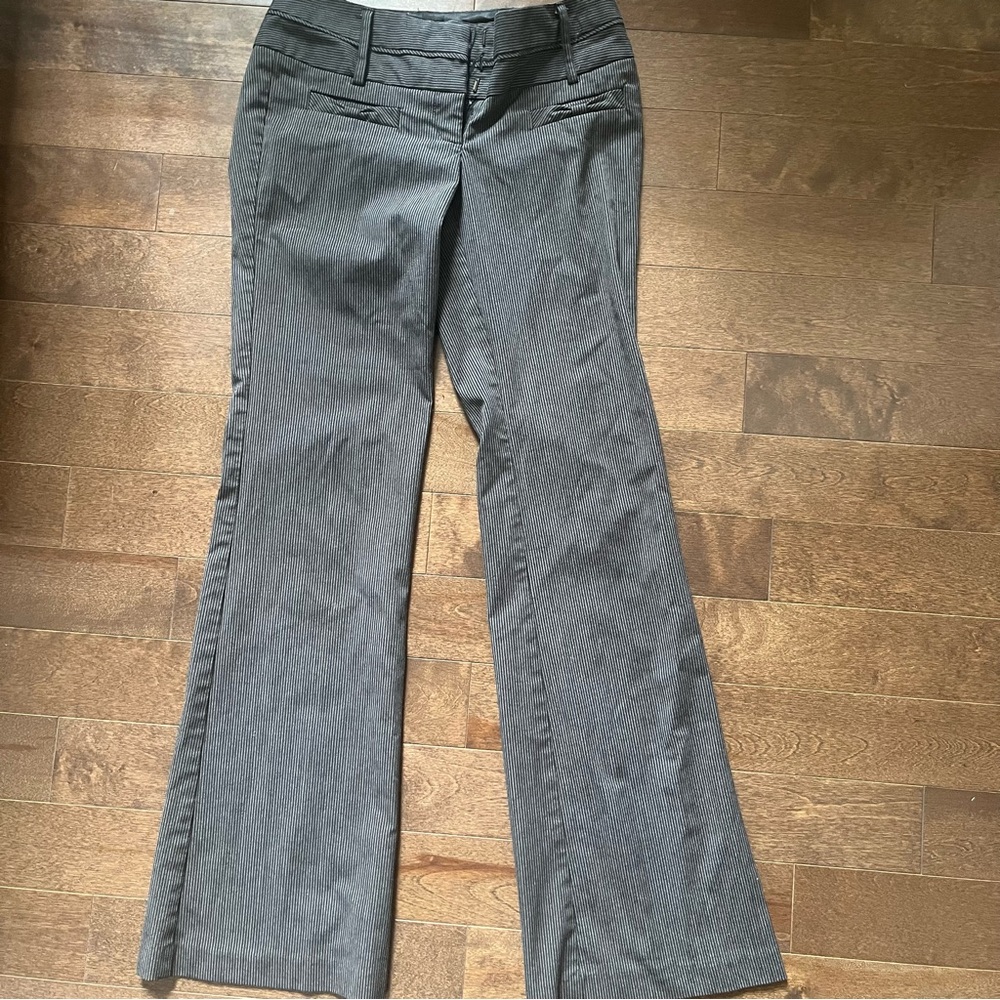 Vintage Low Rise Dynamite Striped Flare Pants